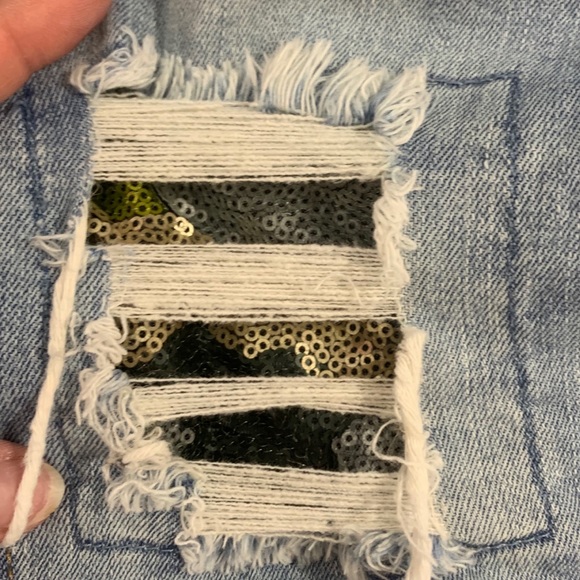 DollHouse Distressed Denim Charley Jeans - Picture 4 of 7